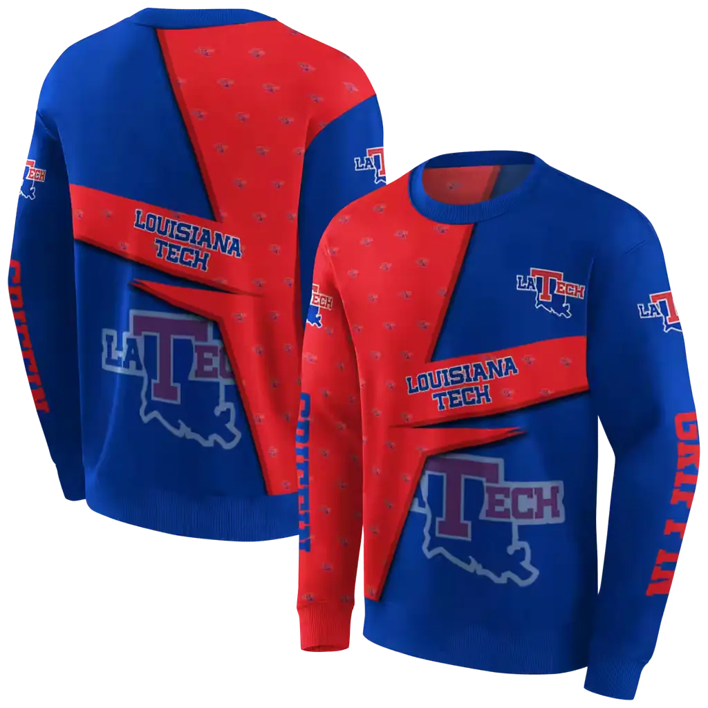 personalized la tech abstract shape blue hoodie premium grade personalized la tech abstract shape blue hoodie premium grade