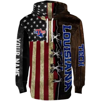 personalized la tech american pride hoodie best selling
