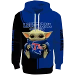 personalized la tech baby yoda blue black hoodie best selling