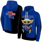 personalized la tech baby yoda blue black hoodie best selling
