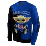 personalized la tech baby yoda blue black hoodie best selling