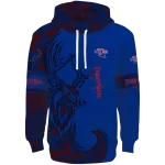 personalized la tech deer silhouette blue hoodie best selling