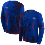 personalized la tech deer silhouette blue hoodie best selling