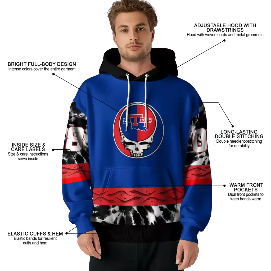 personalized la tech grateful vibes blue hoodie latest model personalized la tech grateful vibes blue hoodie latest model