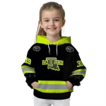 personalized la tech safety motif black neon green hoodie best selling