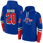 personalized la tech striped sleeves blue hoodie best selling