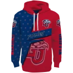 personalized liberty flames abstract shape red hoodie best selling