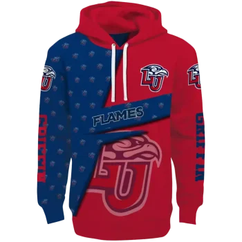 personalized liberty flames abstract shape red hoodie best selling