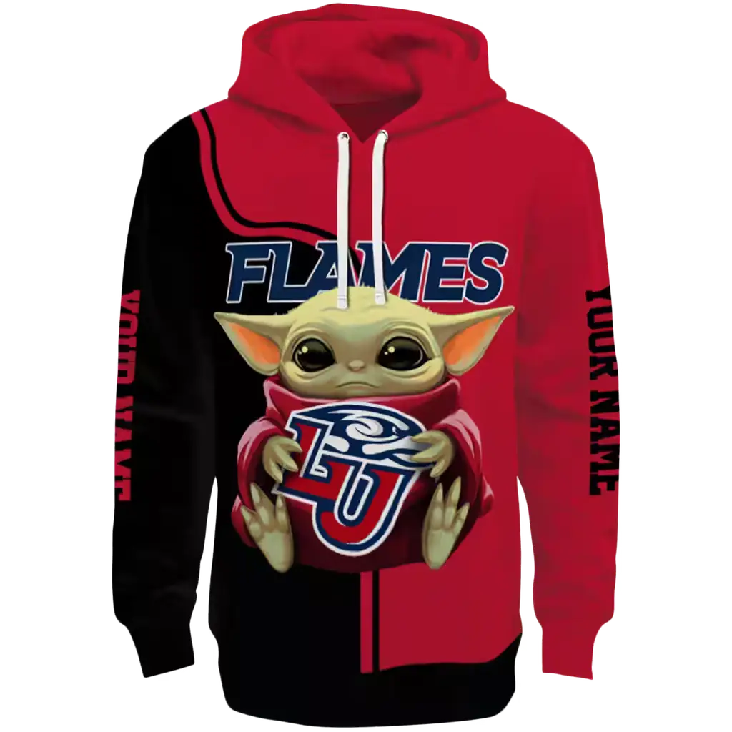 personalized liberty flames baby yoda red black hoodie best selling personalized liberty flames baby yoda red black hoodie best selling