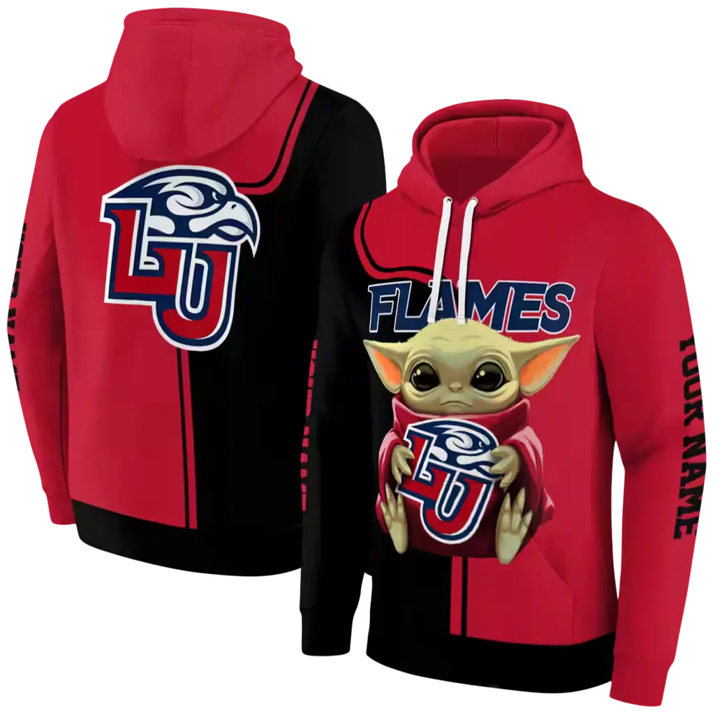 personalized liberty flames baby yoda red black hoodie fashion forward personalized liberty flames baby yoda red black hoodie fashion forward