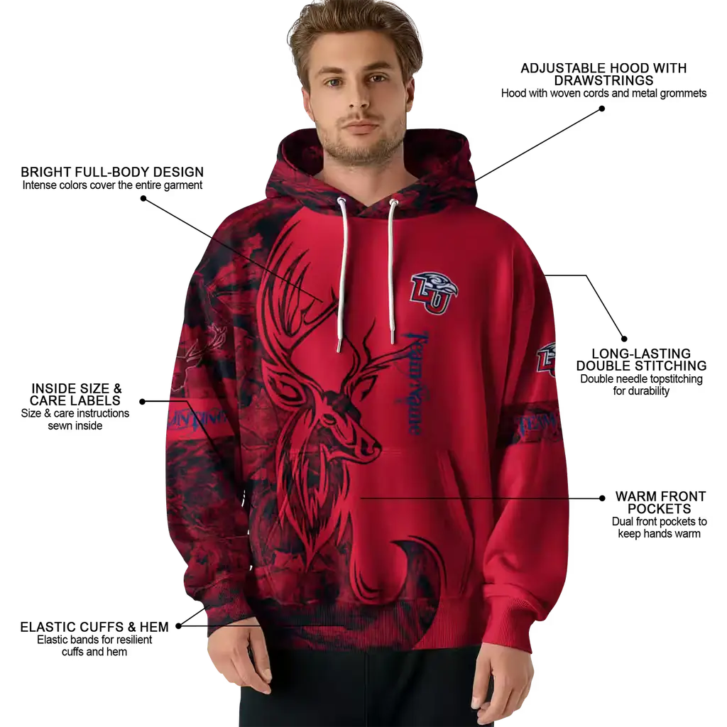 personalized liberty flames deer silhouette red hoodie latest model personalized liberty flames deer silhouette red hoodie latest model