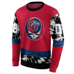 personalized liberty flames grateful vibes red hoodie best selling