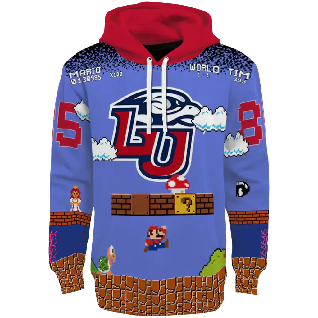personalized liberty flames mario blue black hoodie best selling personalized liberty flames mario blue black hoodie best selling