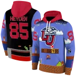 personalized liberty flames mario blue black hoodie best selling
