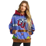 personalized liberty flames mario blue black hoodie best selling