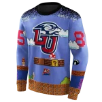 personalized liberty flames mario blue black hoodie best selling