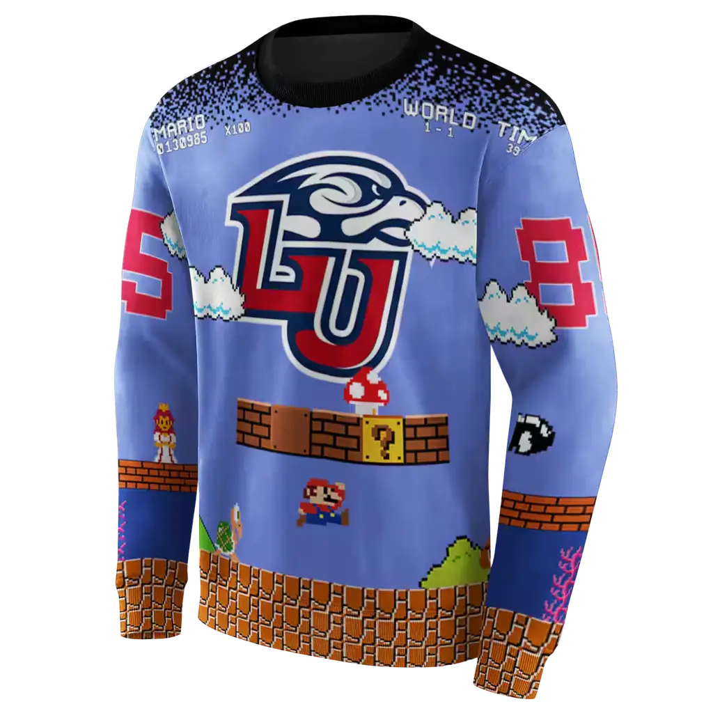 personalized liberty flames mario blue black hoodie new arrival personalized liberty flames mario blue black hoodie new arrival