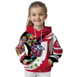 personalized liberty flames puzzle pieces red hoodie best selling