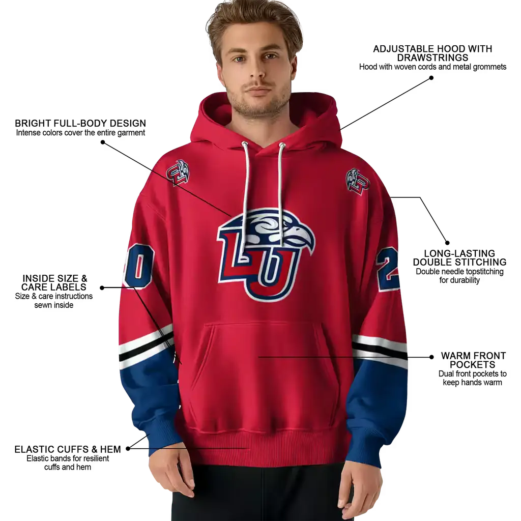 personalized liberty flames striped sleeves red hoodie latest model personalized liberty flames striped sleeves red hoodie latest model