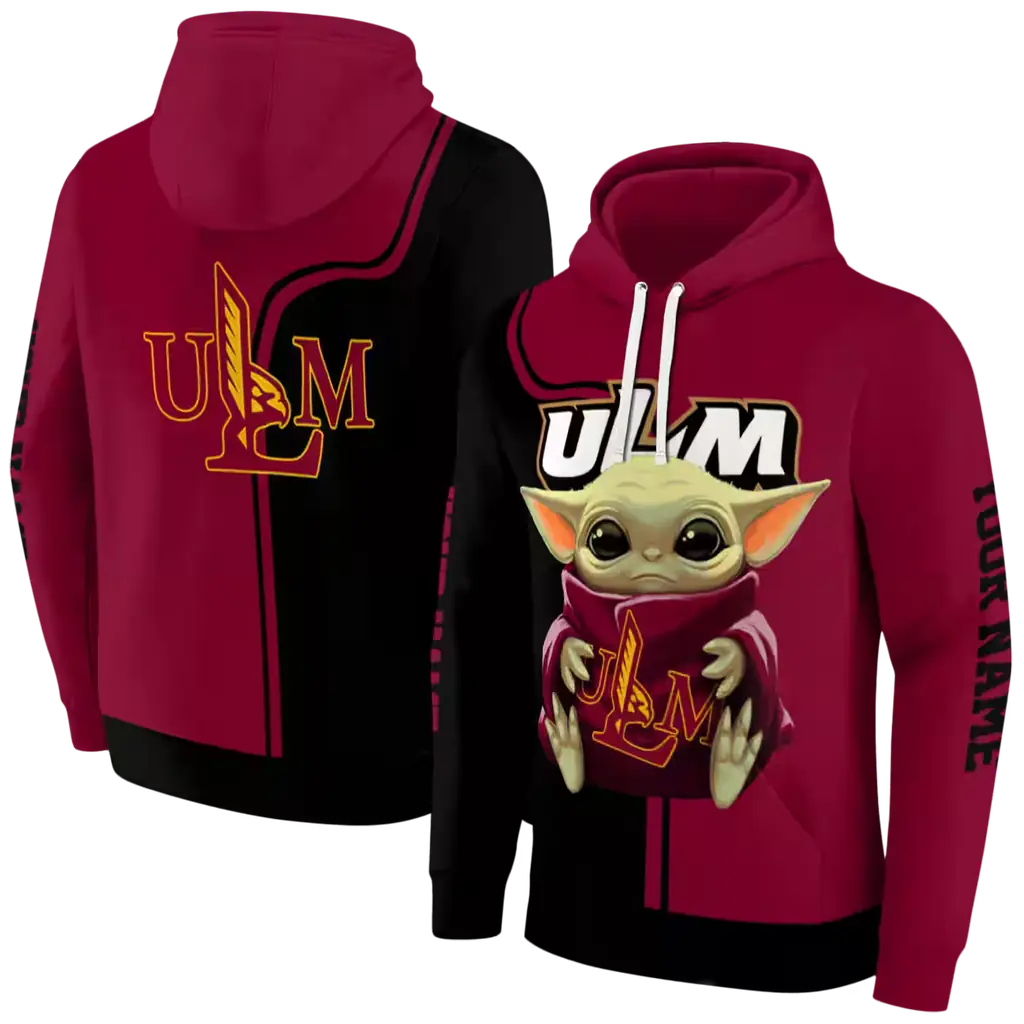 personalized louisiana monroe warhawks baby yoda red black hoodie fashion forward personalized louisiana monroe warhawks baby yoda red black hoodie fashion forward