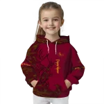 personalized louisiana monroe warhawks deer silhouette red hoodie best selling