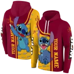 personalized louisiana monroe warhawks stitch red hoodie best selling