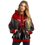 personalized louisville cardinals flame design red hoodie best selling