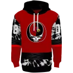 personalized louisville cardinals grateful vibes red hoodie best selling