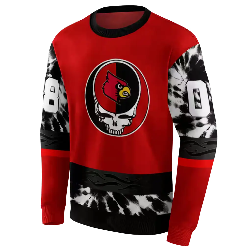 personalized louisville cardinals grateful vibes red hoodie new arrival personalized louisville cardinals grateful vibes red hoodie new arrival