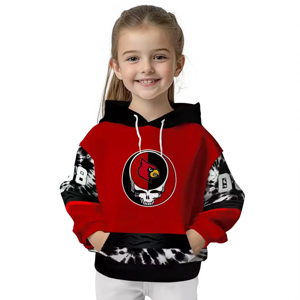 personalized louisville cardinals grateful vibes red hoodie top rated personalized louisville cardinals grateful vibes red hoodie top rated