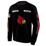 personalized louisville cardinals punisher skull black hoodie best selling