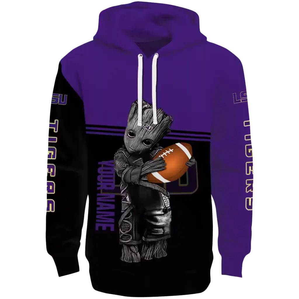 personalized lsu tigers baby groot purple black hoodie best selling personalized lsu tigers baby groot purple black hoodie best selling