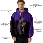 personalized lsu tigers baby groot purple black hoodie best selling