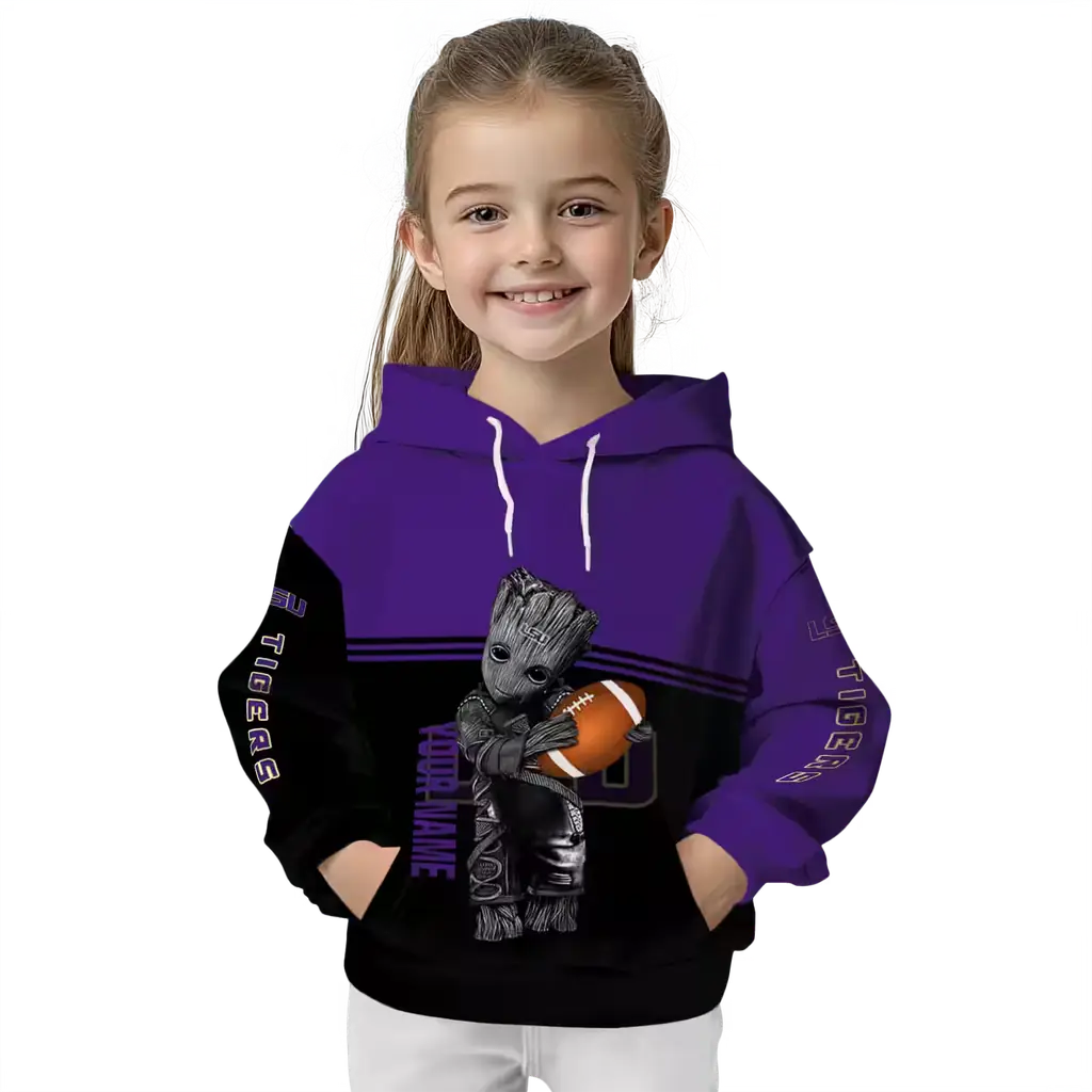personalized lsu tigers baby groot purple black hoodie top rated personalized lsu tigers baby groot purple black hoodie top rated
