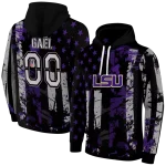 personalized lsu tigers distressed flag purple black hoodie best selling