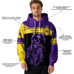 personalized lsu tigers grim reaper purple black hoodie best selling