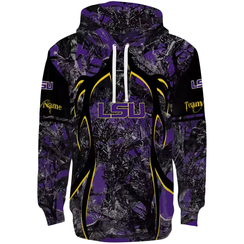 personalized lsu tigers hunting theme purple black hoodie best selling personalized lsu tigers hunting theme purple black hoodie best selling