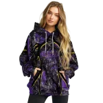 personalized lsu tigers hunting theme purple black hoodie best selling