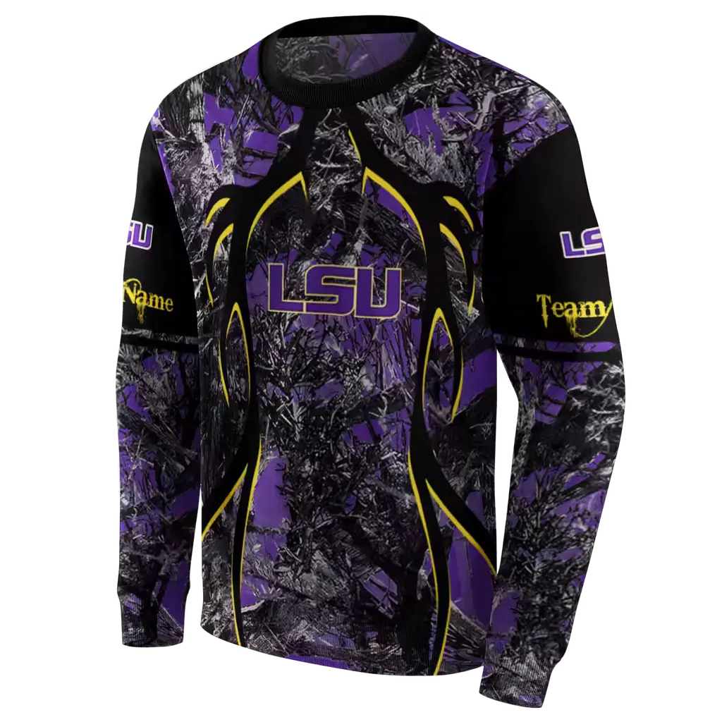 personalized lsu tigers hunting theme purple black hoodie new arrival personalized lsu tigers hunting theme purple black hoodie new arrival