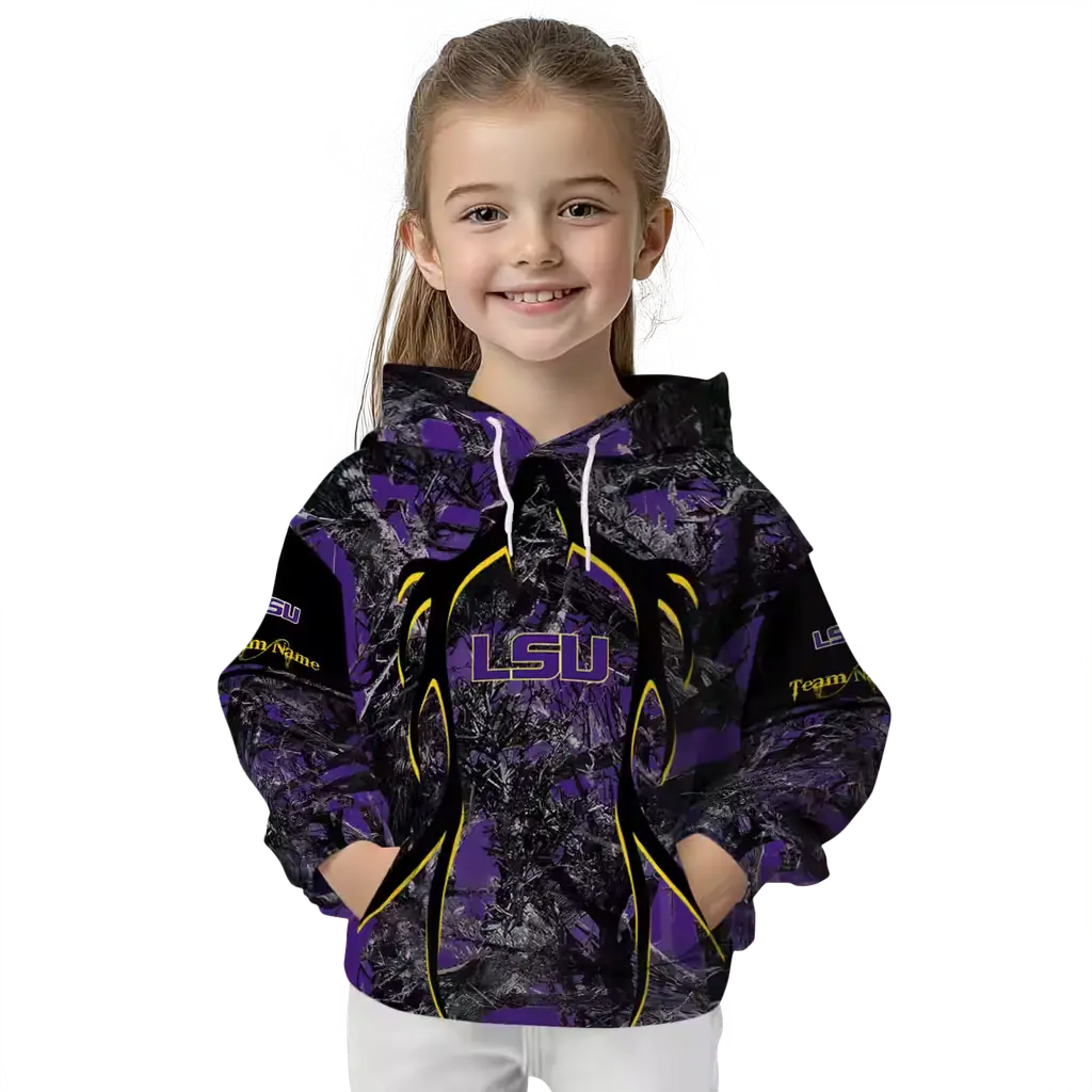 personalized lsu tigers hunting theme purple black hoodie top rated personalized lsu tigers hunting theme purple black hoodie top rated
