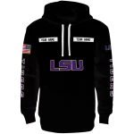 personalized lsu tigers punisher skull black hoodie best selling