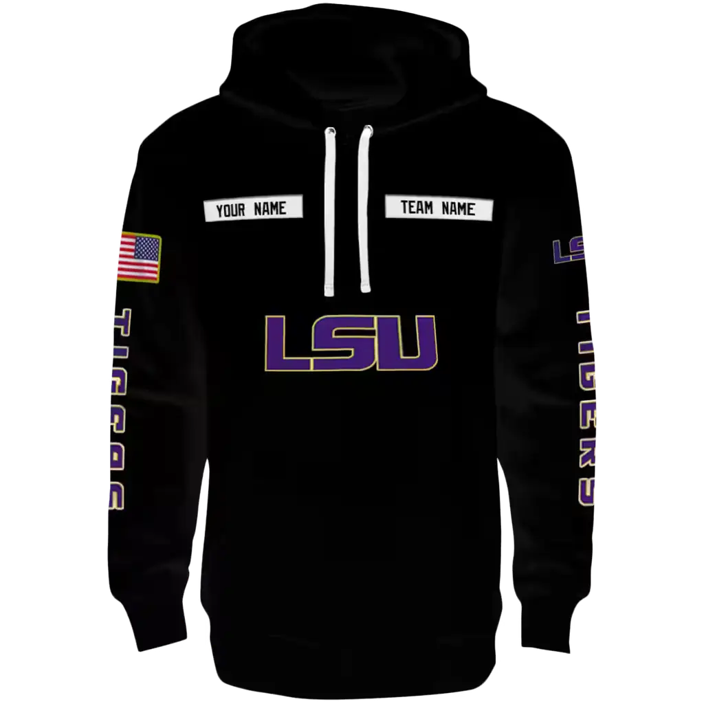 personalized lsu tigers punisher skull black hoodie best selling personalized lsu tigers punisher skull black hoodie best selling
