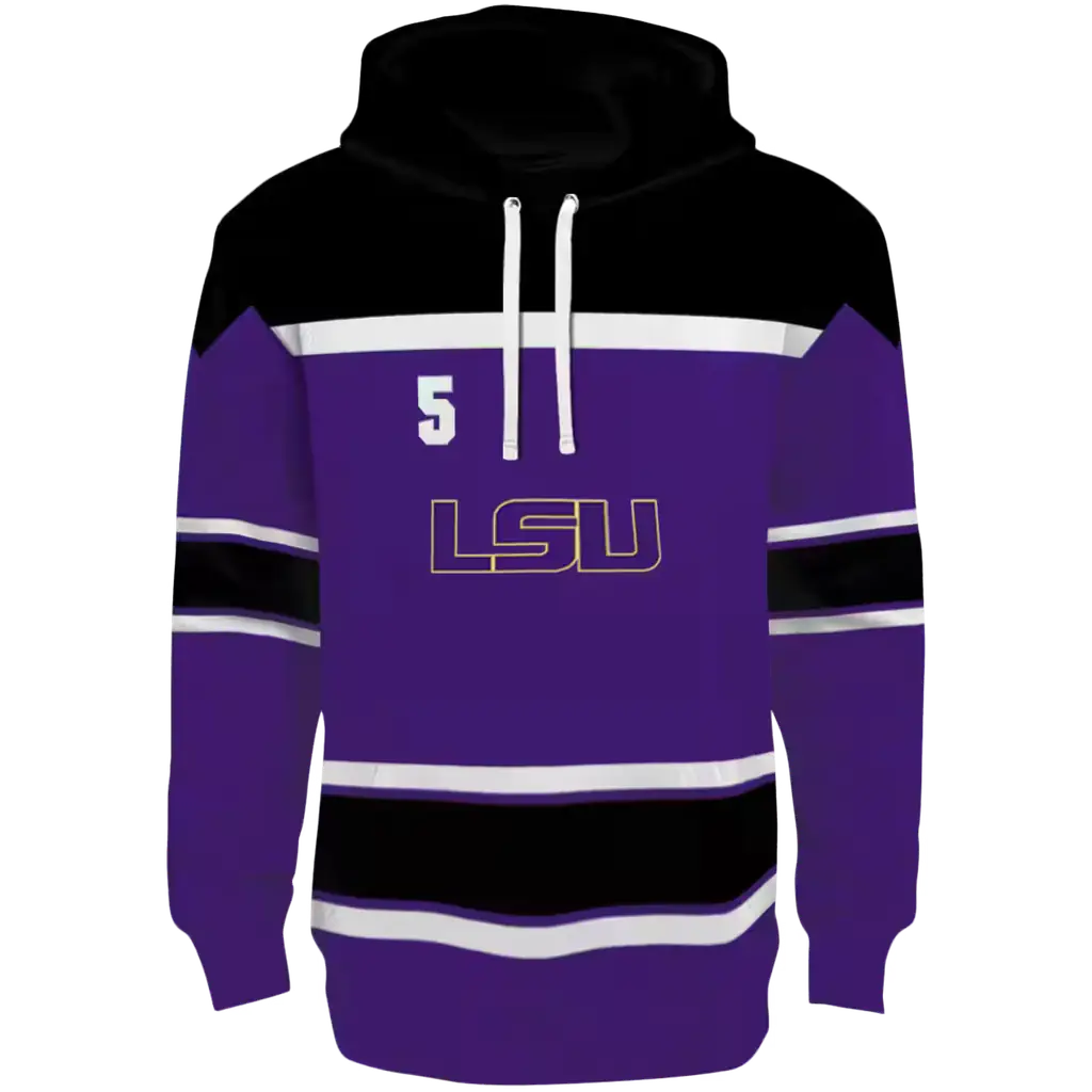 personalized lsu tigers striped pattern purple hoodie best selling personalized lsu tigers striped pattern purple hoodie best selling