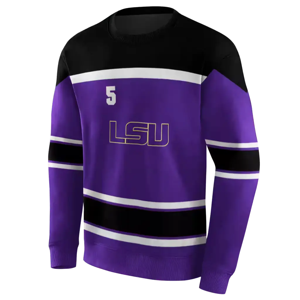 personalized lsu tigers striped pattern purple hoodie new arrival personalized lsu tigers striped pattern purple hoodie new arrival