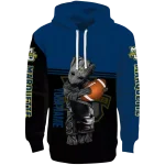 personalized marquette golden eagles baby groot blue black hoodie best selling
