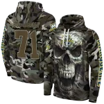 personalized marquette golden eagles camo skull hoodie best selling