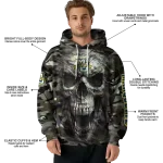 personalized marquette golden eagles camo skull hoodie best selling