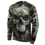 personalized marquette golden eagles camo skull hoodie best selling