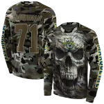 personalized marquette golden eagles camo skull hoodie best selling