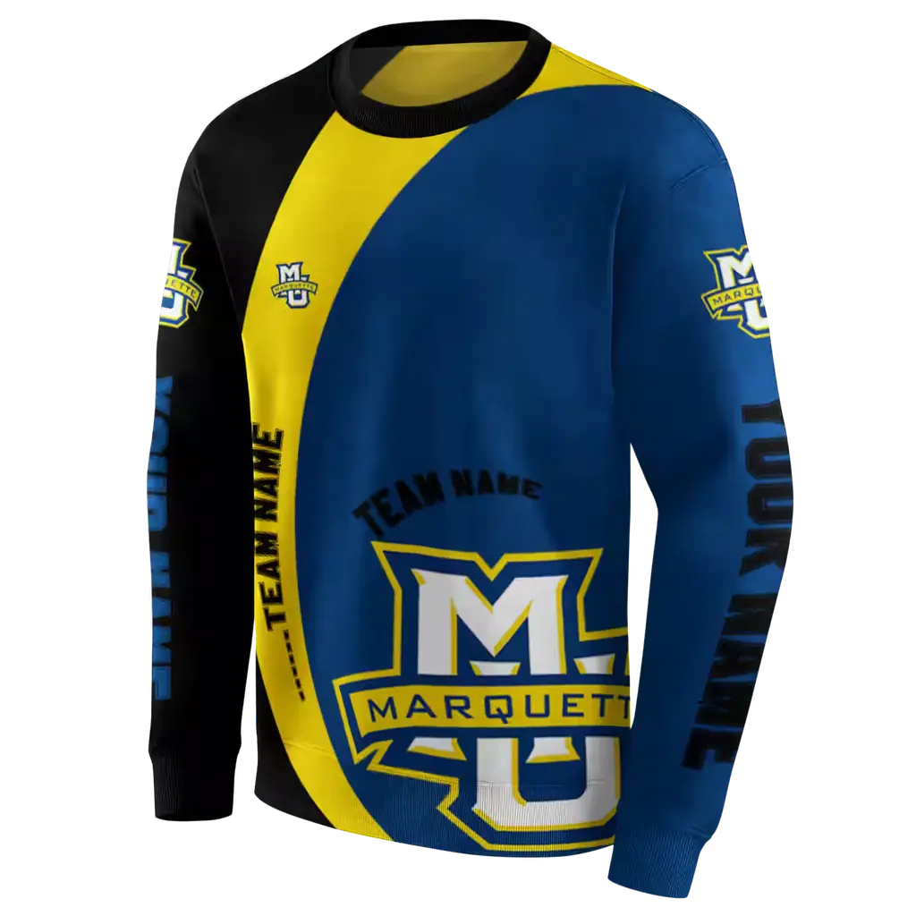 personalized marquette golden eagles minimalist design blue black hoodie new arrival personalized marquette golden eagles minimalist design blue black hoodie new arrival